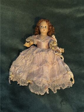 Rare Vintage Madame Alexander 7" Tiny Betty Hard Plastic Doll 1940s